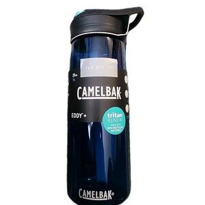 CAMELBAK Eddy+ Oxford Blue Water Bottle BPA Free Leak Proof 25 oz or .75 L NEW!